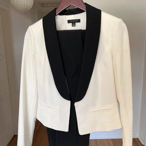 White and Back Dress Suit for Women